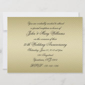 50e anniversaire du Mariage Carte d'invitation pho (Dos)
