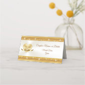 50e anniversaire du Mariage Cartes de nom (Dos)