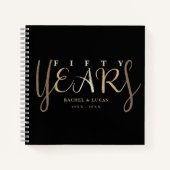 50e Anniversaire du Mariage d'or Livre d'or (Devant)