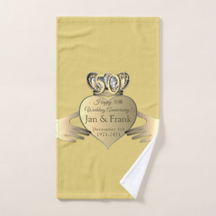 50e anniversaire du Mariage Golden Claddaugh 