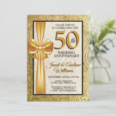 50e anniversaire du mariage Invitation (Debout devant)