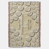 50e anniversaire du Mariage Jetez la couverture (devant Vertical)