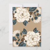 50e anniversaire du Mariage Merci Floral (Dos)