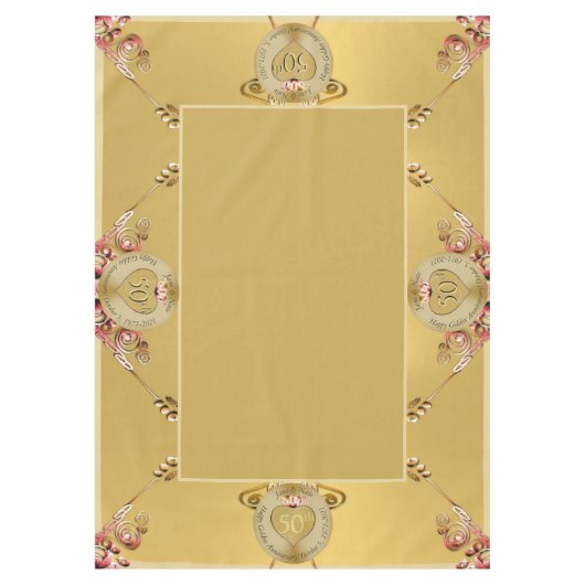 50e anniversaire du Mariage Nappe (Devant)