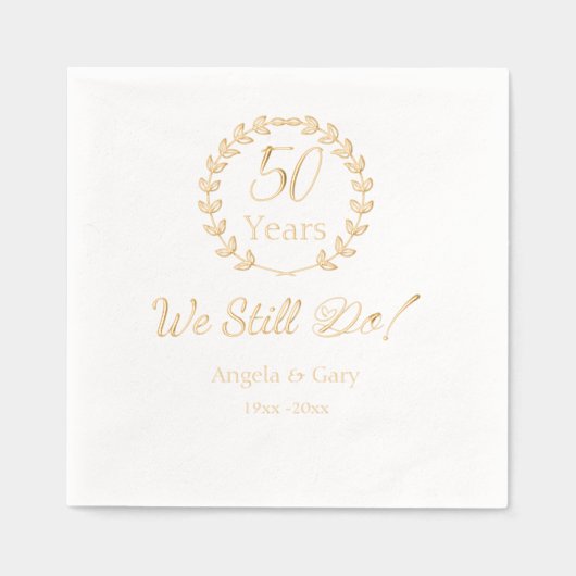 50e anniversaire du Mariage "Nous le faisons toujo (Recto)