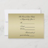 50e anniversaire du Mariage photo carte RSVP (Dos)