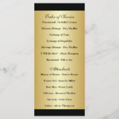 50e anniversaire du Mariage Programme de renouvell (Dos)