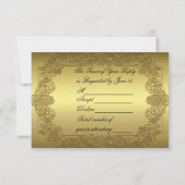 50e anniversaire du Mariage RSVP (Dos)
