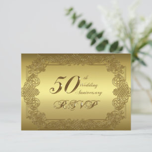 50e anniversaire du Mariage RSVP