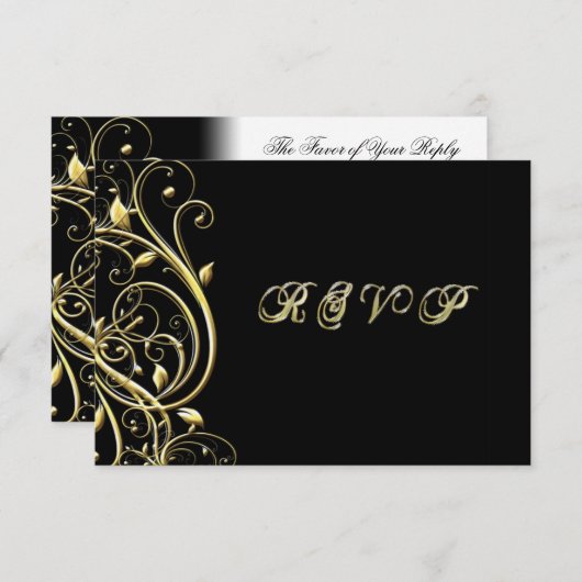 50e anniversaire du Mariage RSVP (Devant / Derrière)