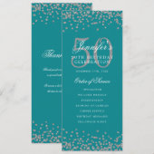 50e Anniversaire du programme Merci U Silver Turqu (Devant / Derrière)