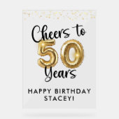 50e anniversaire encourage à 50 ans Affiche de bie (Recto)