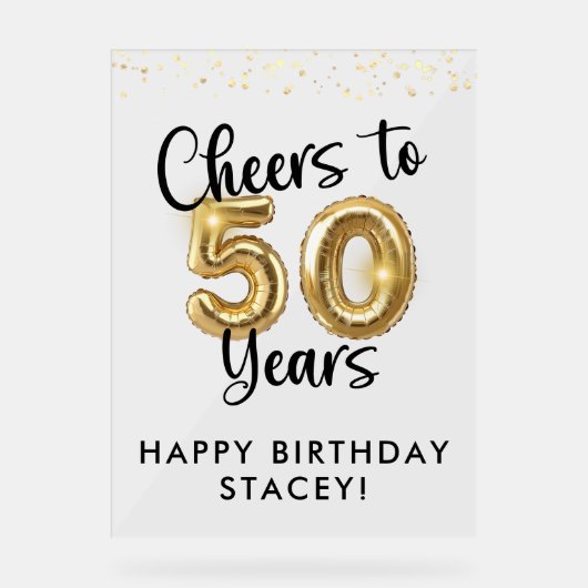 50e anniversaire encourage à 50 ans Affiche de bie (Recto)