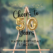 50e anniversaire encourage à 50 ans Affiche de bie (Neutre)