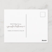 50e anniversaire Enregistrer la date Invitation (Dos)