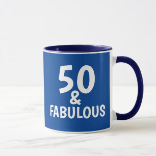 50E ANNIVERSAIRE FABULOUS 50 CAFÉ MUG