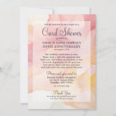 50e anniversaire Fête des cartes aux couleurs past (Devant)