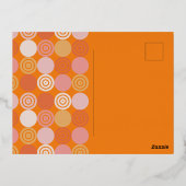 50e Anniversaire fêté Invitati Foil Carte de vacan (Verso)