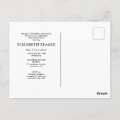 50e anniversaire fête photo Collage Invitation (Dos)