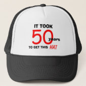 50e anniversaire Gag Cadeaux Casquette pour hommes (Devant)