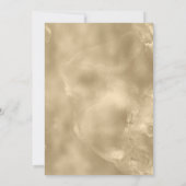 50e anniversaire Gold Formal Invitation (Dos)