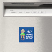 50e anniversaire Grumpy Old Man Magnet (In Situ (Lave-vaisselle))