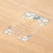 50e anniversaire invitation acrylique (Poser)