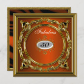 50e anniversaire Invitation Cinquantième (Devant / Derrière)