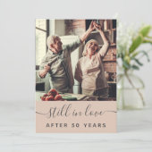 50e anniversaire Invitation de la Surprise Party (Debout devant)