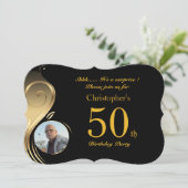 50e, Anniversaire Invitation Homme N'importe quel  (Debout devant)