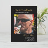 50e anniversaire Invitation noire (Debout devant)