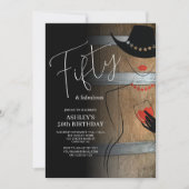 50e anniversaire Invitation pour les femmes (Devant)