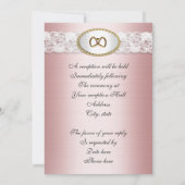 50e anniversaire Invitation traditionnelle (Dos)