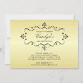 50e anniversaire Invitations avec photo (Dos)