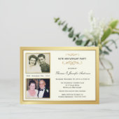 50e anniversaire Invitations photos passées et pré (Debout devant)