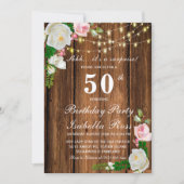 50e anniversaire Invitations surprise (Devant)