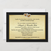 50e anniversaire Joined Hearts 3 Invitation (Dos)