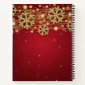 50e anniversaire Livre d'or Rouge hiver (Dos)