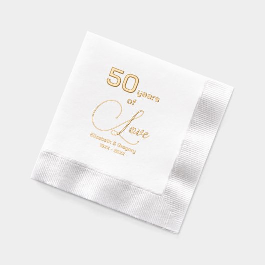 50e anniversaire Mariage 50 ans d'amour (Gauche)