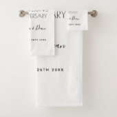 50e anniversaire mariage blanc noir couronne (En situation)