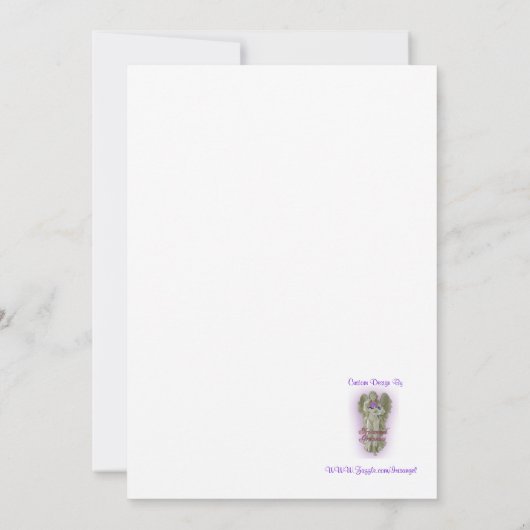 50e anniversaire Mariage invitation or damask or (Dos)