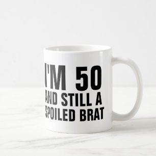 50E ANNIVERSAIRE MUGS DE CAFÉ FUNNY, BRAT