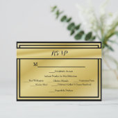 50e anniversaire Noir et or RSVP avec repas (Debout devant)