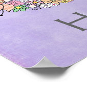 50e Anniversaire Numéro de fête Bannière Poster (G (Coin)