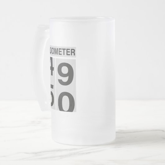 50e anniversaire Oldometer Beer Mug (Devant gauche)