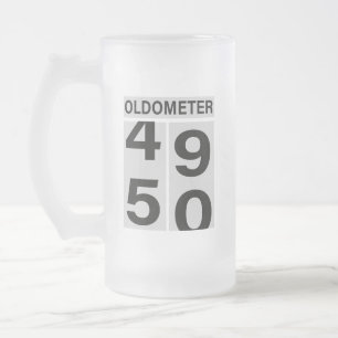 50e anniversaire Oldometer Beer Mug