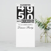 50e anniversaire Oldometer Invitation (Debout devant)