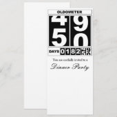 50e anniversaire Oldometer Invitation (Devant / Derrière)