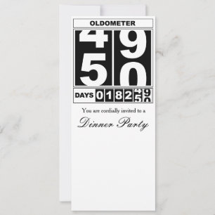 50e anniversaire Oldometer Invitation