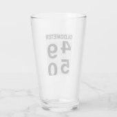 50e anniversaire Oldometer Verre (Dos)